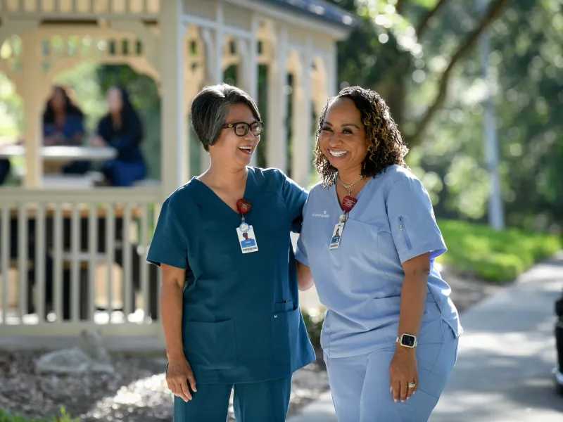 two adventhealth clinical team members