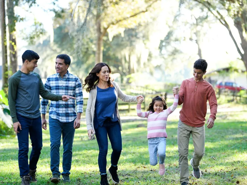 Family in Ocala enjoying the outdoors