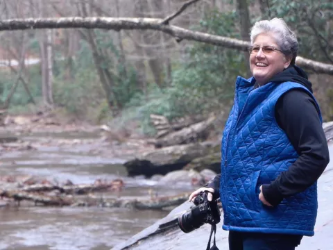 Oncology patient Anita Etherton