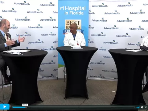 Host Jeff Grainger Interviews 2 Emergency Medicine experts on the AdventHealth Morning Briefing
