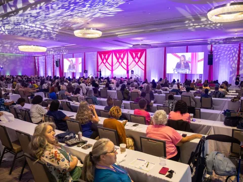 Women attending the Women’s Health and Cancer Prevention Event panel.