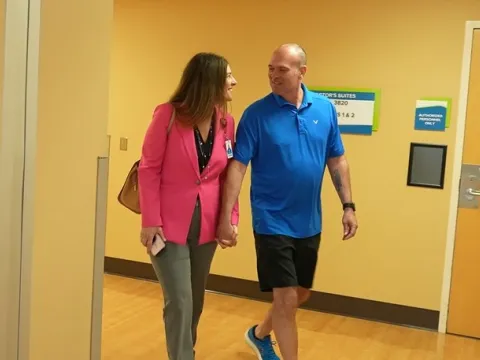  Routine test leads Palm Coast man to lifesaving robotic surgery