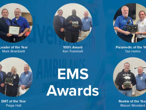 The EMS Team was awarded on Dec. 1, 2022