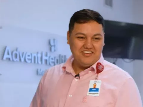 AdventHealth Team Member Kelvin Brito Hernandez.