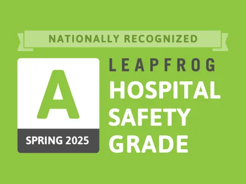 Leapfrog Hospital Safety Grade A - Spring 2025