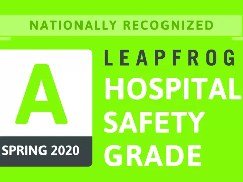 AdventHealth Hendersonville Nationally Recognized with an ‘A’ for the Spring 2020 Leapfrog Hospital Safety Grade