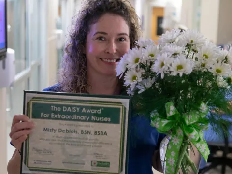DAISY Award Winner Provides Positivity and Dependability to Emergency Department Team Members and Patients