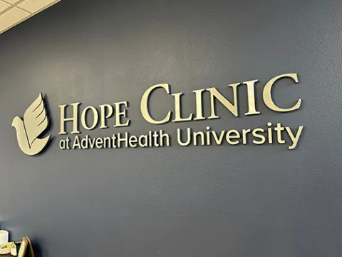 Hope Clinic sign