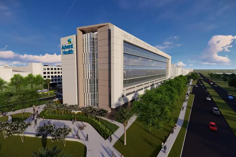 Rendering of Taneja Center for Innovative Surgery at AdventHealth Tampa