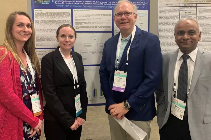 AdventHealth staff attend the gynecologic oncology annual meeting
