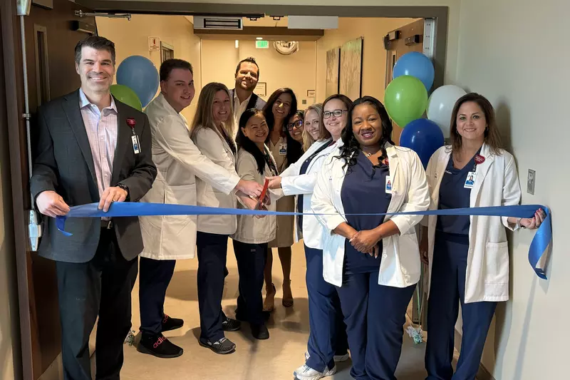 Ribbon cutting at AdventHealth Apopka's new patient floor