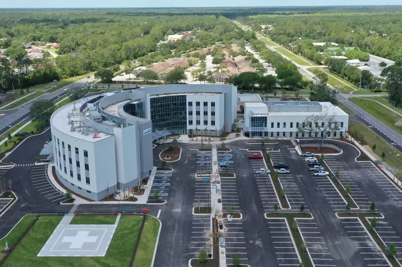 Drone Photo of AdventHealth Palm Coast Parkway hospital