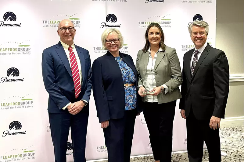 AdventHealth Rollins Brook Earns 2022 Leapfrog Top Hospital Award for Outstanding Quality and Safety.
