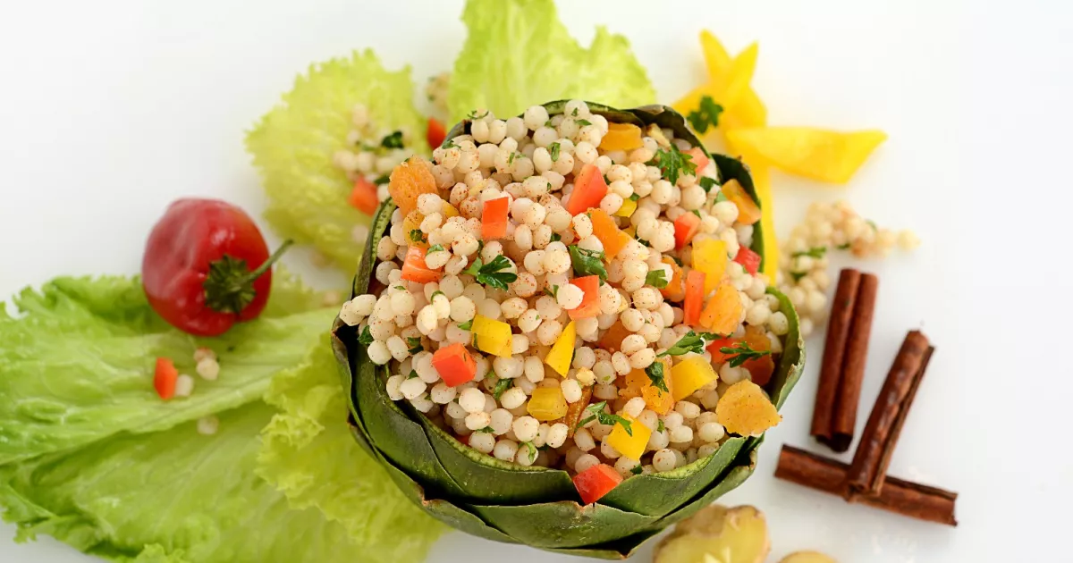 Recipe for Jerusalem Couscous with Cinnamon Ginger AdventHealth