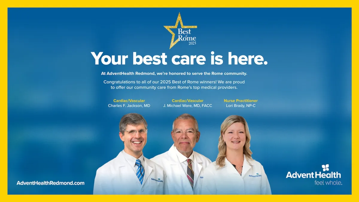 Your best care is here. Best of Rome 2025.