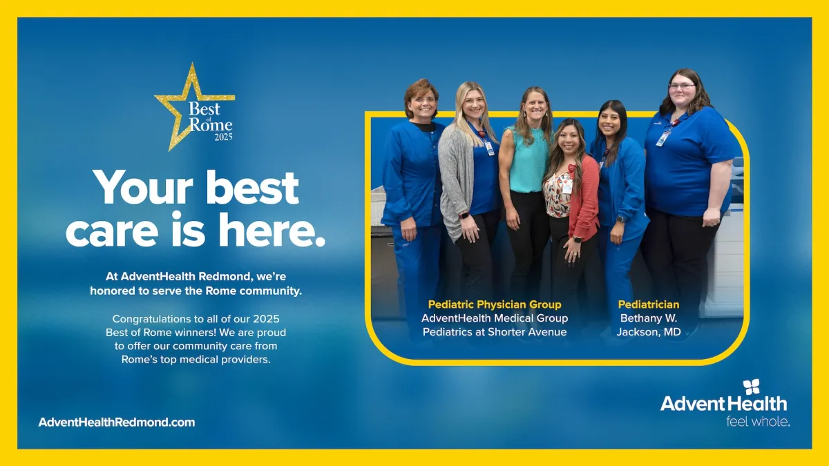 Your best care is here. Best of Rome 2025.