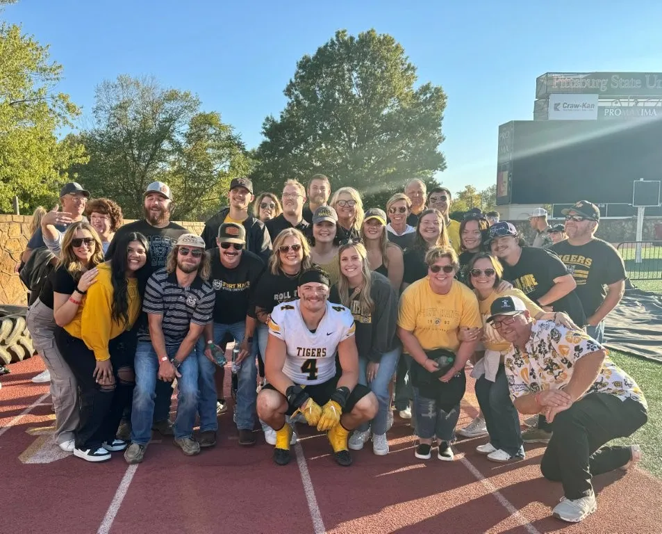 Group of college students