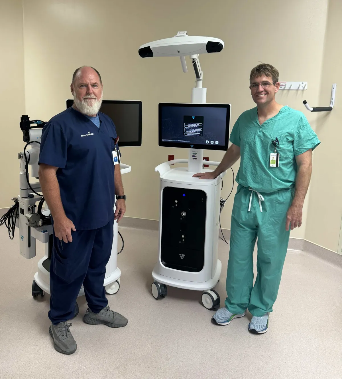 Dr. Nathan Turnbull performed the first VELYS procedure at AdventHealth Fish Memorial.