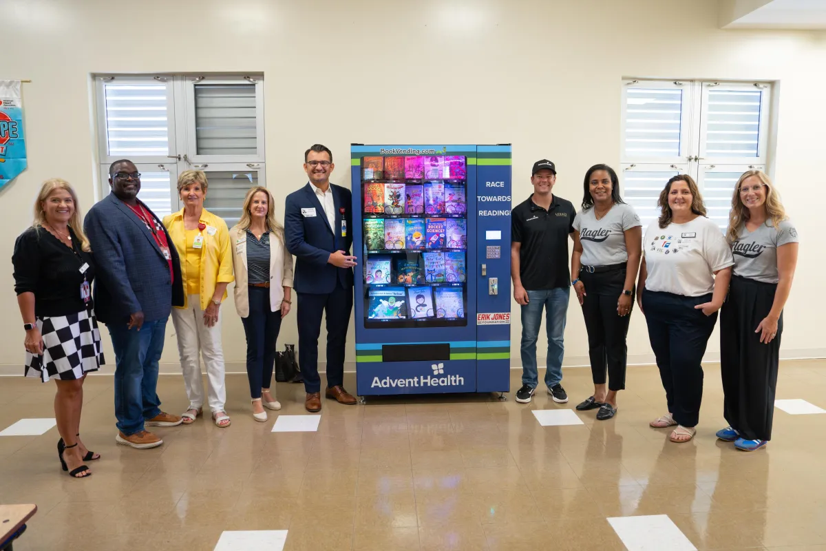 NASCAR driver shares stories and a surprise with Rymfire students