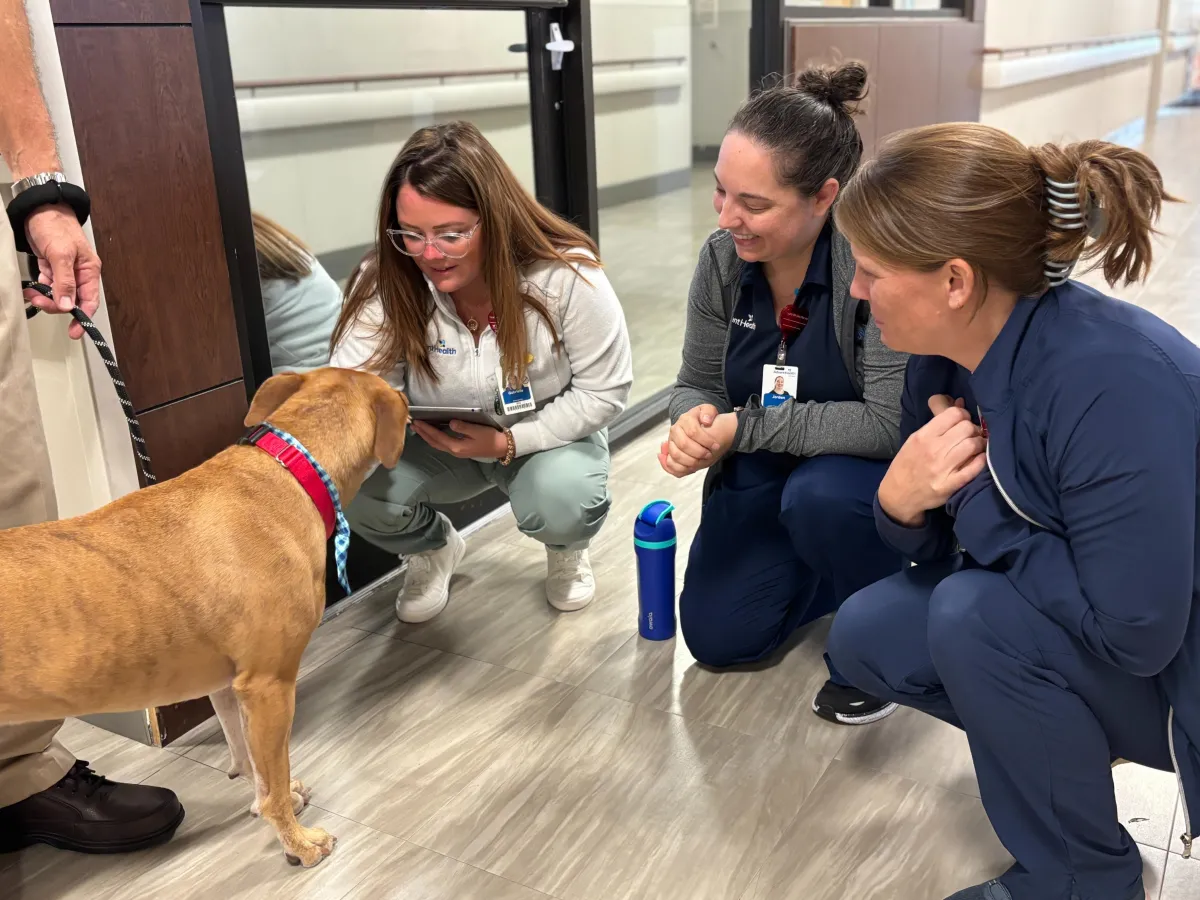 Once lost, Buddy the dog finds meaning at AdventHealth Altamonte Springs 