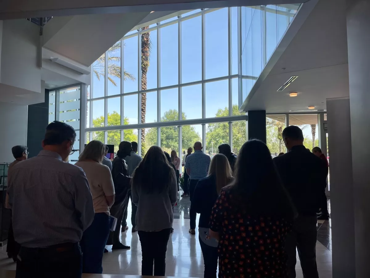 AdventHealth team members across the system paused to focus on the meaning of the national observance.