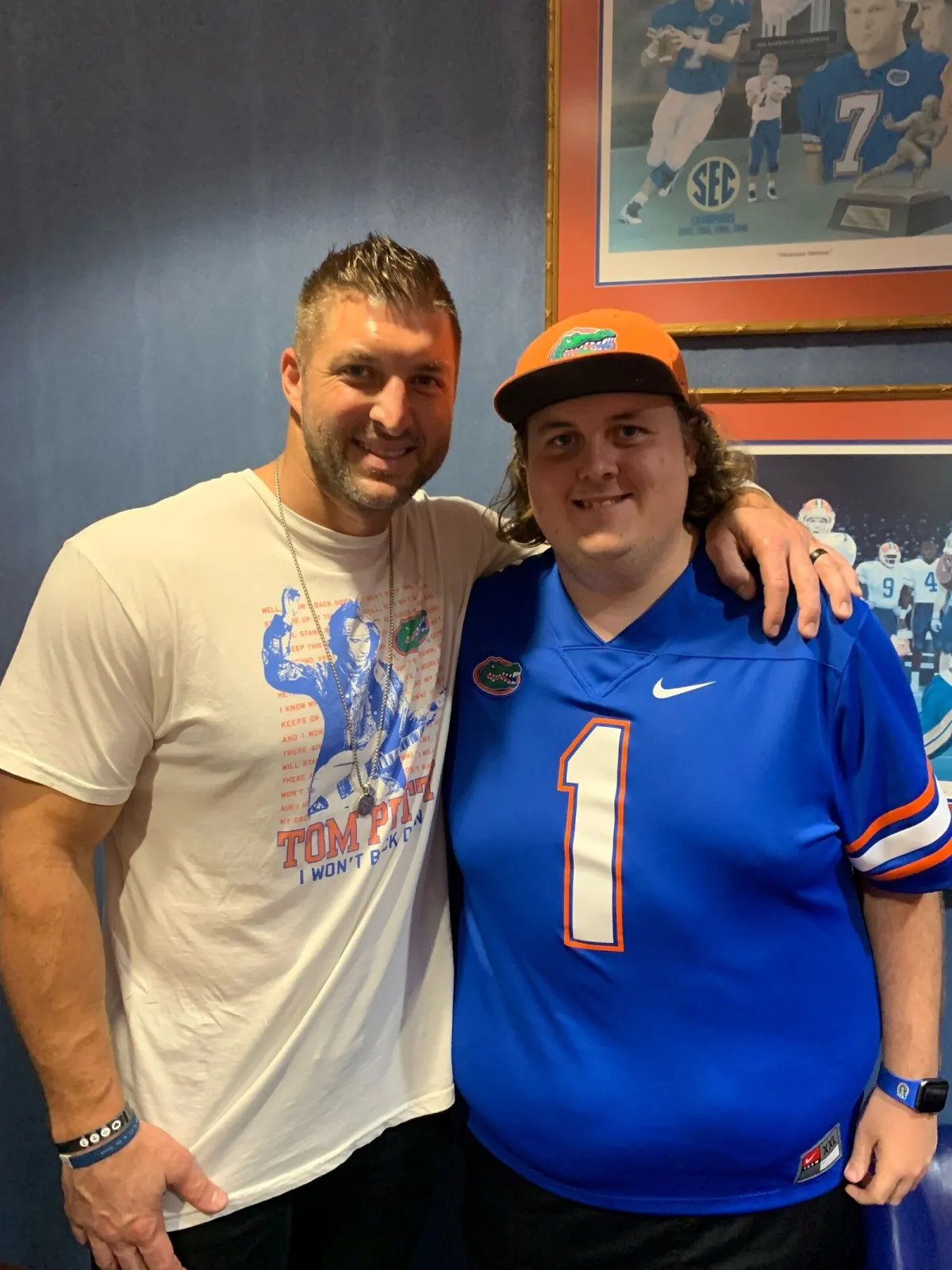 Drew Hazlett meets Tim Tebow
