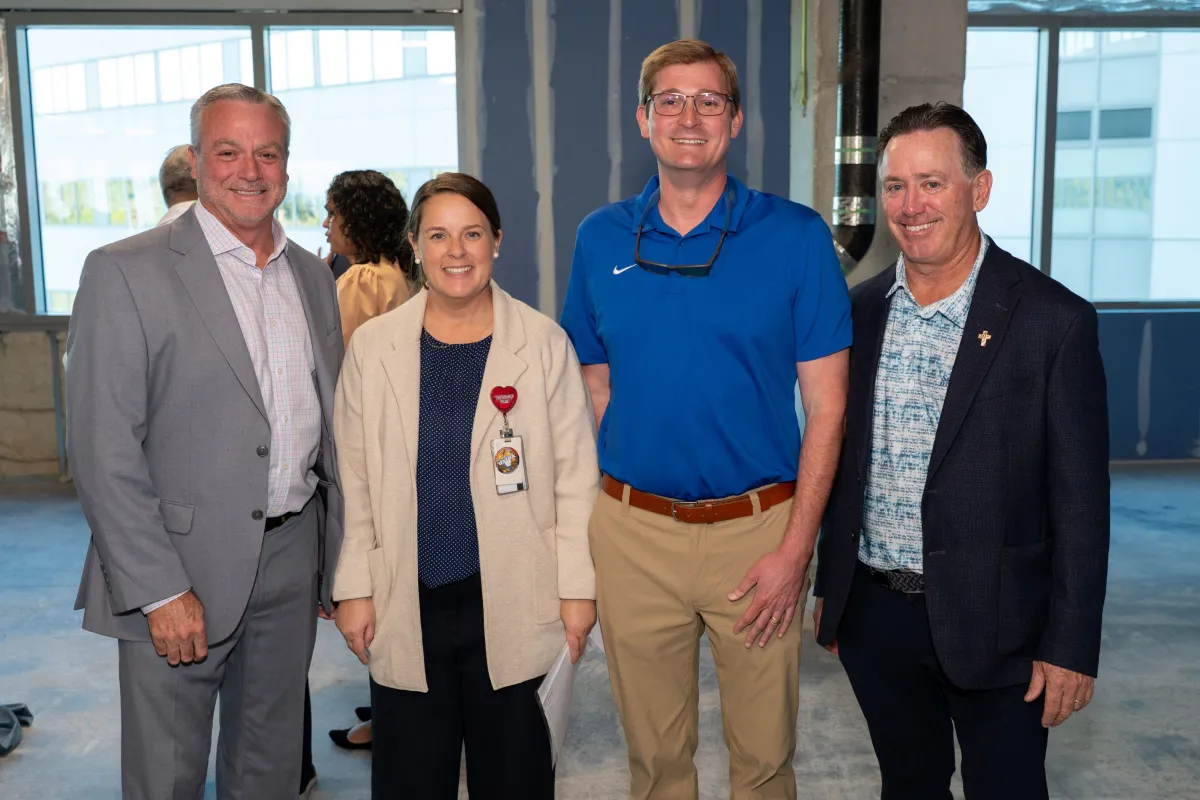 Attendees, including Pasco County Commissioners Seth Weightman, Ron Oakley and Jack Mariano, were able to tour the fully built sixth floor with 24 patient beds.