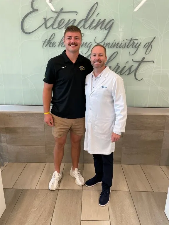 Myles Menges and Dr. Jayson Neil