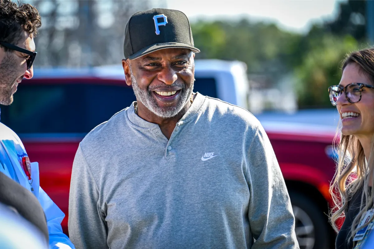 Lorenzo Davis meeting with Dr. Laura Susi and Dr. David Convissar.