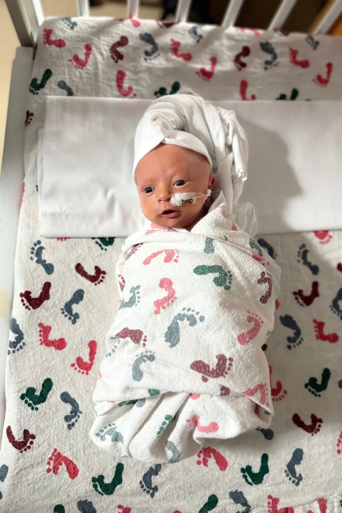 Baby Samuel in the NICU