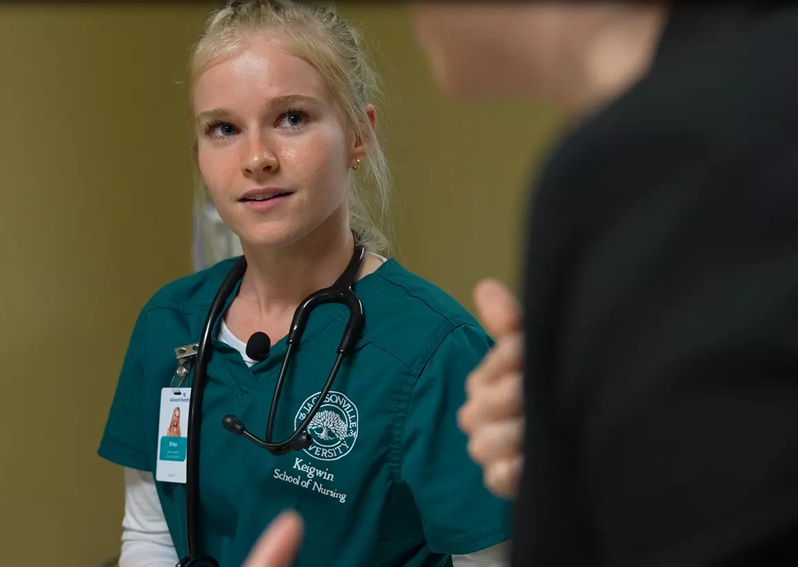 Partnership with Jacksonville University gives Palm Coast nursing students  real-world hospital experience