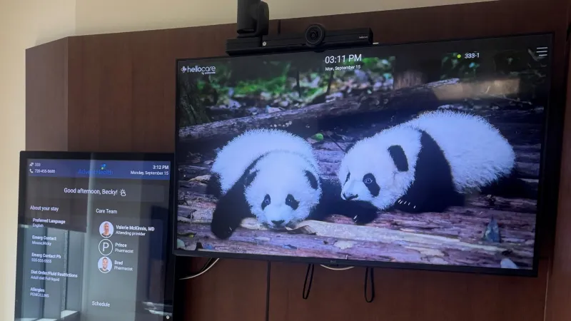 hellocare Smart Room AdventHealth Castle Rock