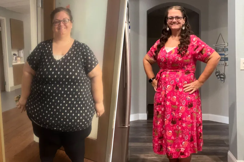 Jenn's weight loss before and after