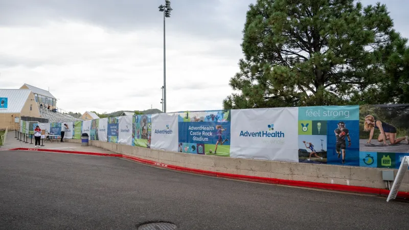 DCSD, AdventHealth Stadium Naming Fence