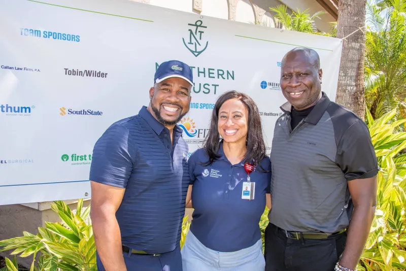 a group at the Early Learning Center Golf Classic Tournament