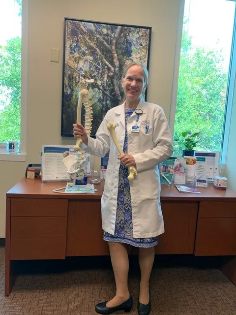 Dr Creamer and her osteoporotic bones