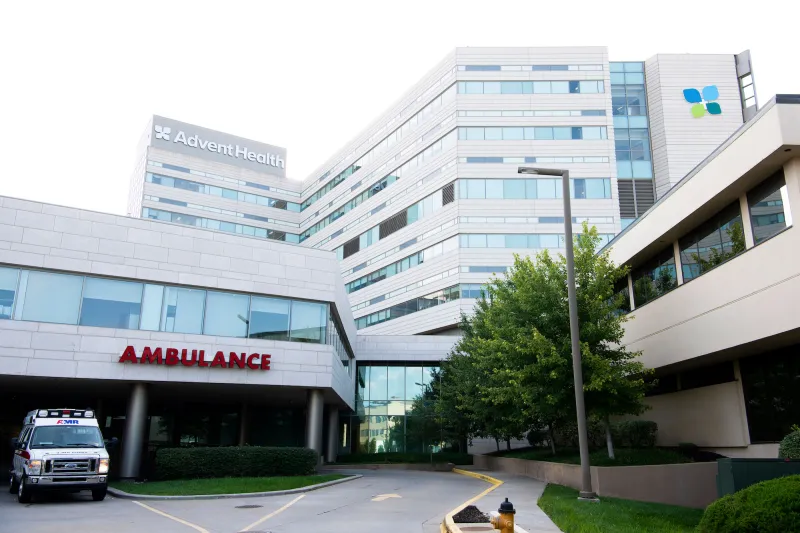 The Ambulance side of AdventHealth Shawnee Mission