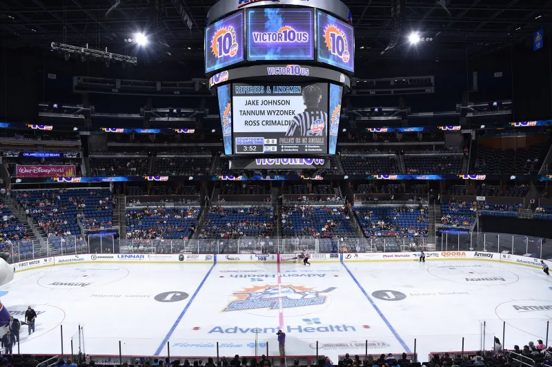 Orlando Solar Bears hockey arena.