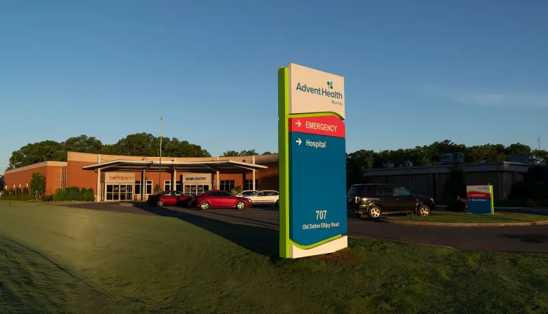 The entrance of AdventHealth Murray