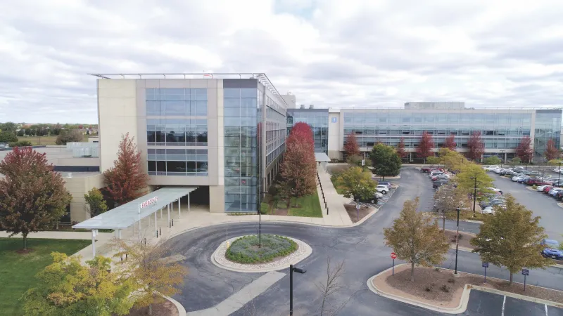 drone photo of AdventHealth Bolingbrook