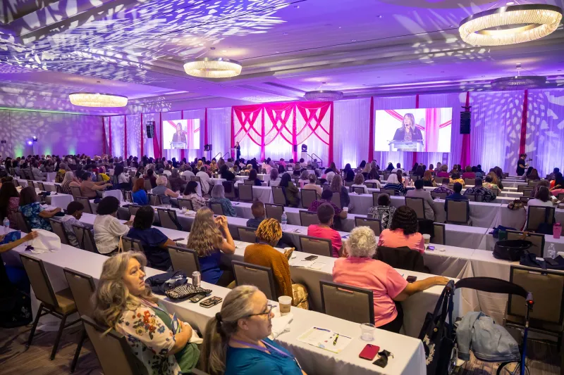 Women attending the Women’s Health and Cancer Prevention Event panel.