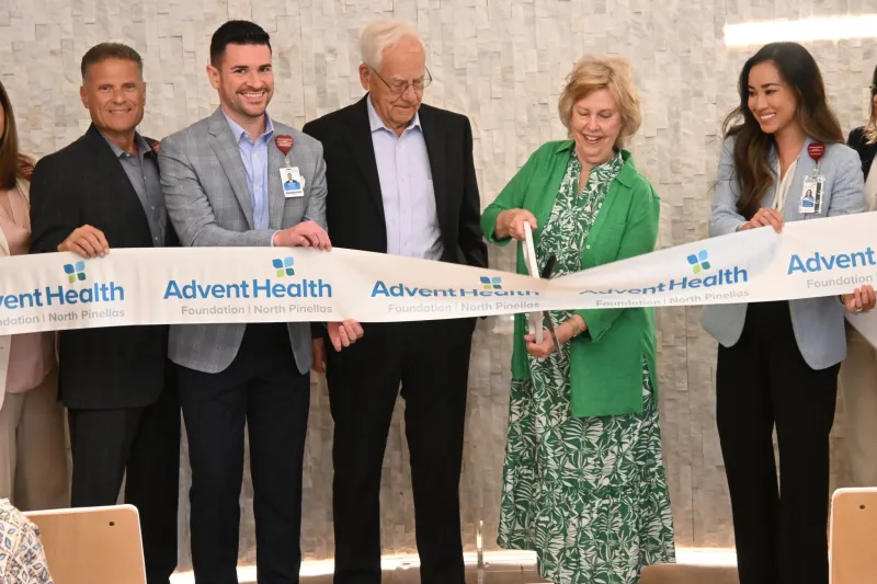 New Chapel Ribbon Cutting AdventHealth North Pinellas Foundation