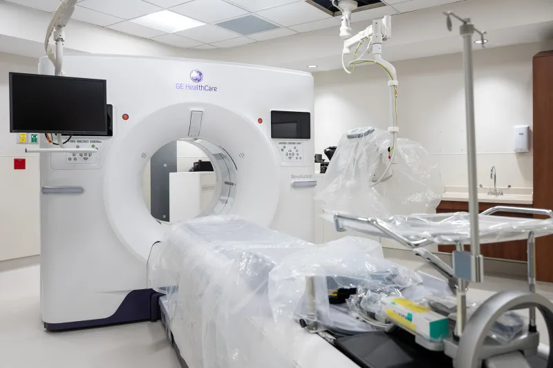 Interior of the examination rooms at Wesley Chapels expansion.