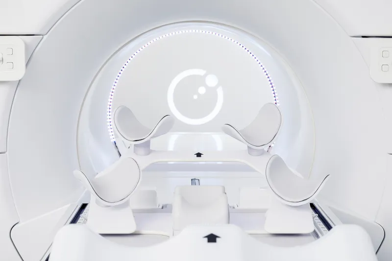 Elekta Unity MR-Linac System looking through bore