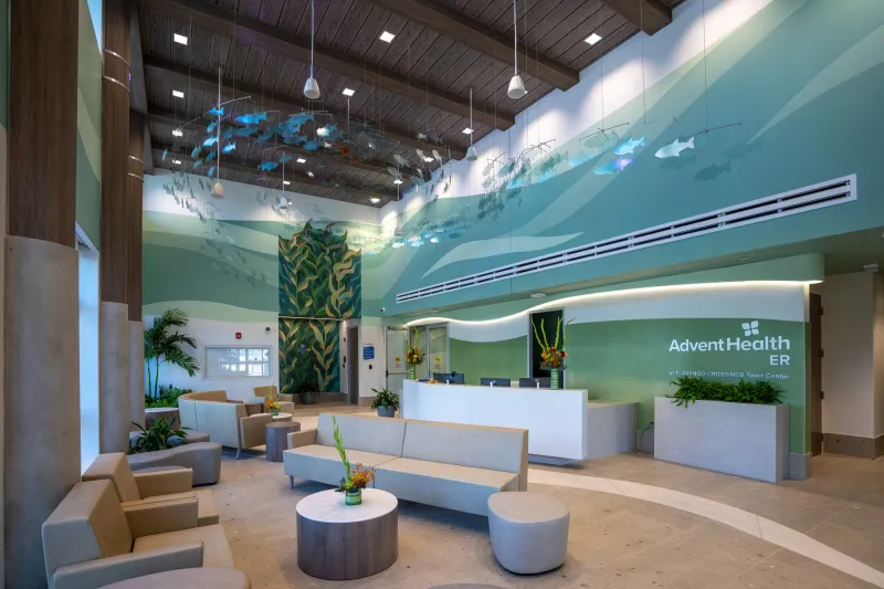 AdventHealth ER at FLAMINGO CROSSINGS Town Center Lobby