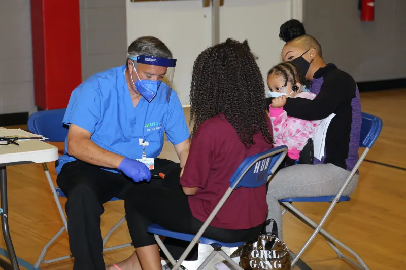 Nearly 150 volunteers representing every ministry across AMITA Health volunteered their time and talents to serve those less fortunate. 