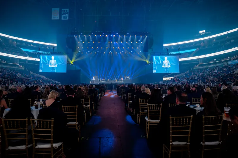 a crowd shot of golden gala 40