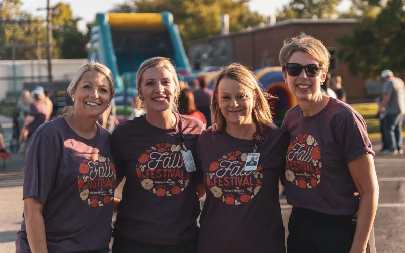 ottawa team members at the fall festival