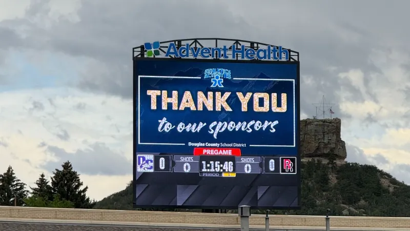 DCSD, AdventHealth Stadium Naming Scoreboard