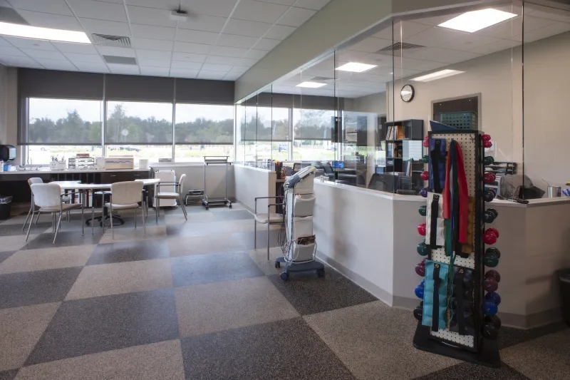 Interior of an office environment